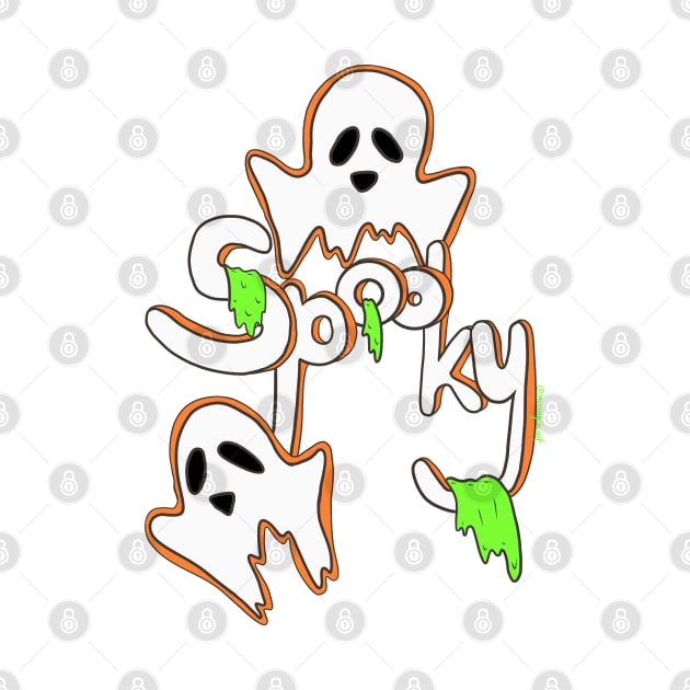 Spooky Ghosts with an orange brim by Missing.In.Art