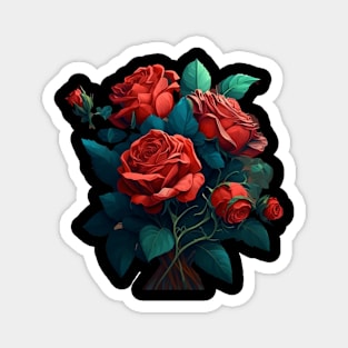 valentine's roses Magnet