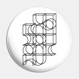 Random Geometric Pattern 2 Pin