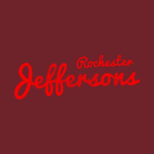 The Rochester Jeffersons Team - Faded/Distressed Style T-Shirt