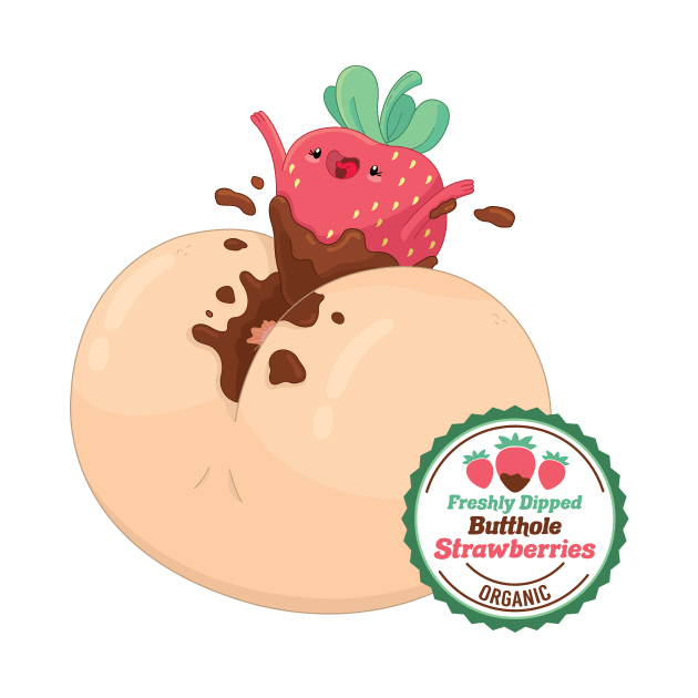 Butthole Berries by Sam Potter Design