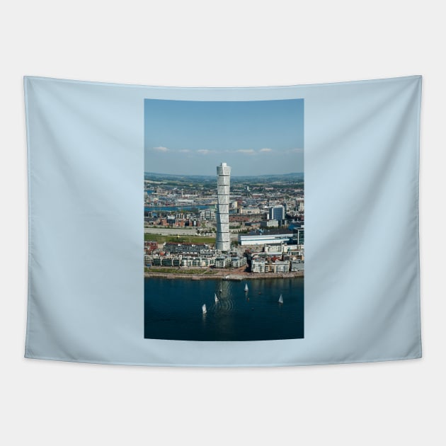 Turning Torso Tapestry by FotoJarmo