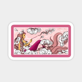 Cloudy Mermaid Magnet