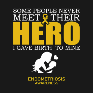 Endometriosis Awareness Happy Mothers Day - In This Family We Fight Together T-Shirt