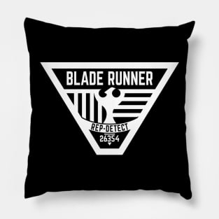 Replicant Detective Badge Pillow