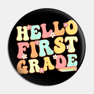 First Grade Team 1st Grade Teacher Girl Back to School Pin