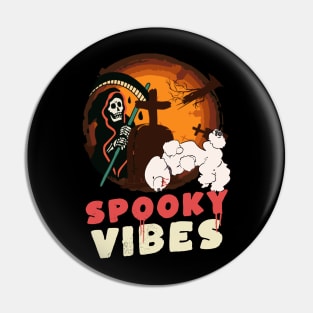 Spooky Vibes Pin