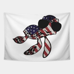 American turtle flag Tapestry