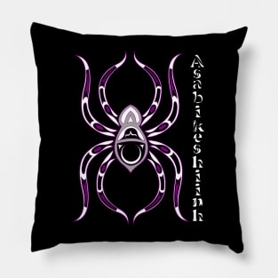 Asabikeshiinh (spider) Demisexual Pride Pillow