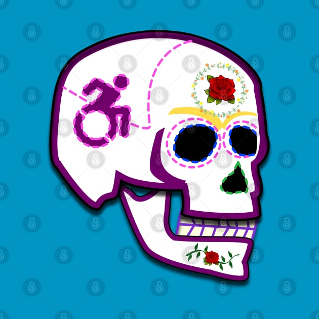 Disabled Sugar Skull by RollingMort91