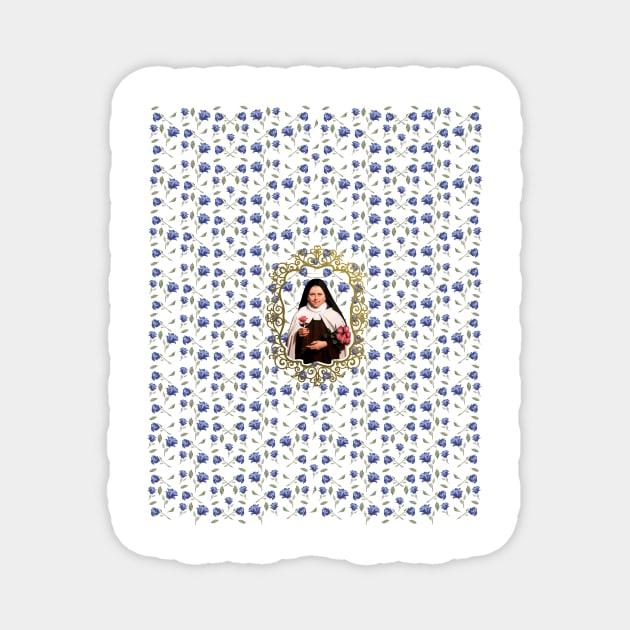 Saint Therese of the Child Jesus Magnet by alinerope