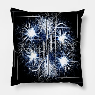 White holes pattern Pillow