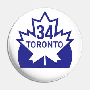 Toronto Hockey #34 Pin