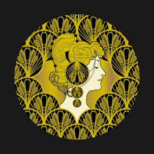 Art nouveau lady T-Shirt