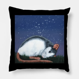 Sleeping Roan Rat Pillow