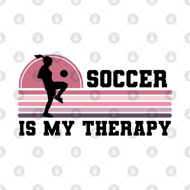 Soccer Is My Therapy by coloringiship