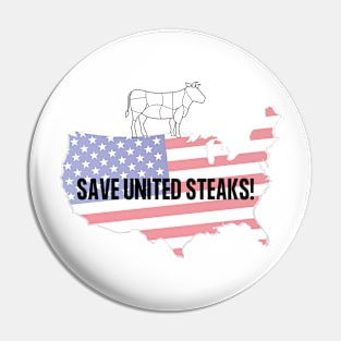 Save United Seaks Pin