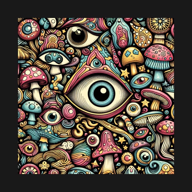 Mushroom eye open by nerd.collect