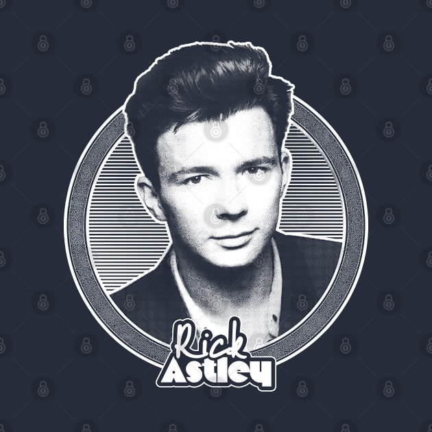 Rick Astley 80s Aesthetic Tribute Design by DankFutura