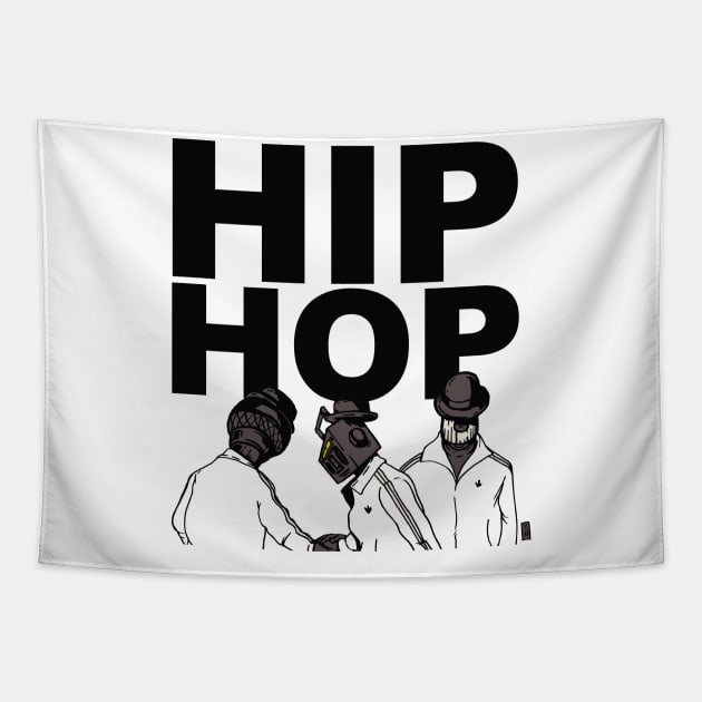 Old-School Hip Hop Tapestry by Thomcat23