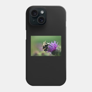 Scruffy Old Bumble Bee macro Phone Case