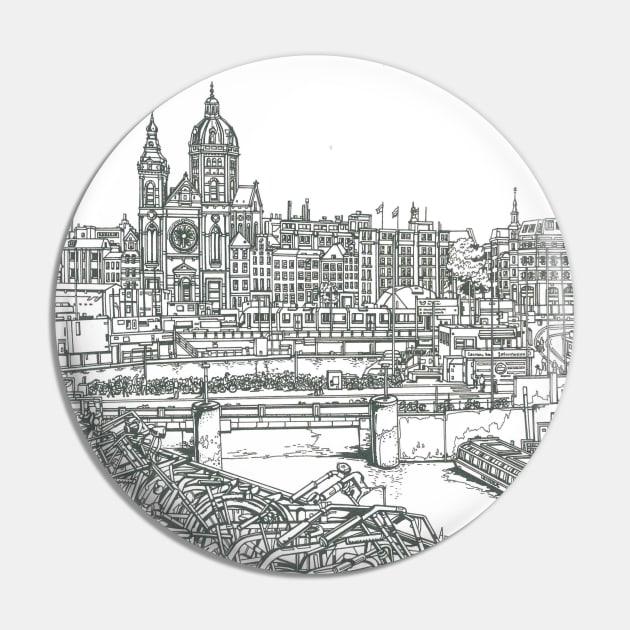 Amsterdam Pin by valery in the gallery