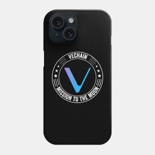 Vintage Vechain Crypto VET Coin To The Moon Token Cryptocurrency Wallet Birthday Gift For Men Women Kids Phone Case