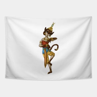 Siamese Cat Thai Dancer Girl MONSTER GIRLS Series I Tapestry