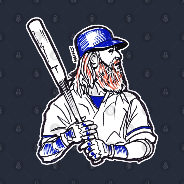 Beards and Baseball by sketchnkustom