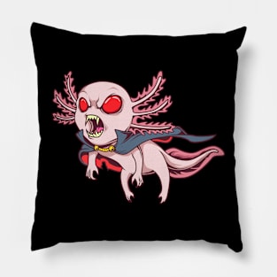 Monster animals - vampire axolotl Pillow