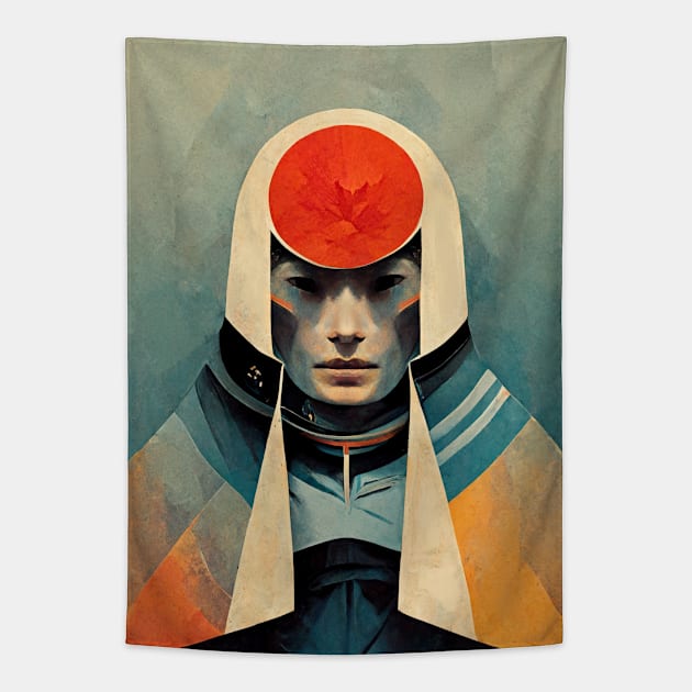 Retro Sci fi vintage illustration Tapestry by JoshWhiteArt