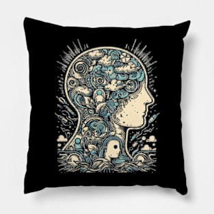 Empowerment & Healing: A Journey to Mental Wellness Pillow