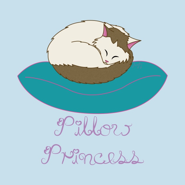 Pillow Princess by lizzyfly
