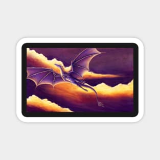 Sunset Dragon Magnet