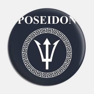 Poseidon Ancient Greek God Pin