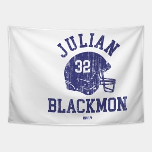 Julian Blackmon Indianapolis Helmet Font Tapestry