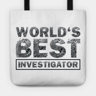 World's Best Investigator Tote