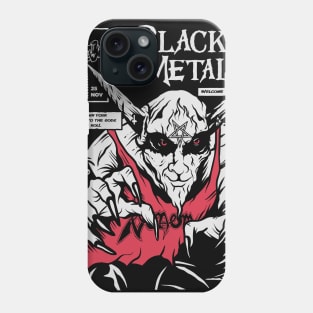 Black Metal Phone Case