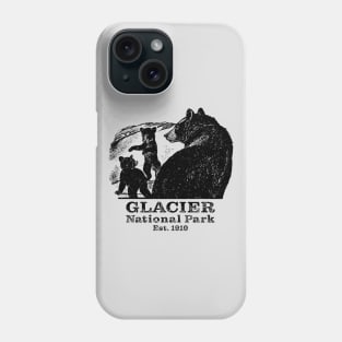 Glacier National Park Black Bears Phone Case