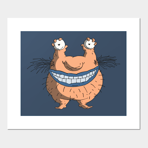 Krumm ahh Real Monsters Krumm Posters And Art Prints Teepublic