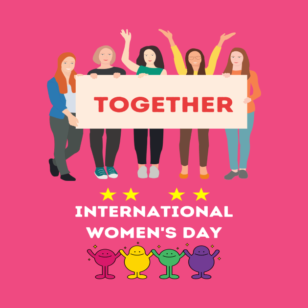 Together international women's day design by ARTA-ARTS-DESIGNS