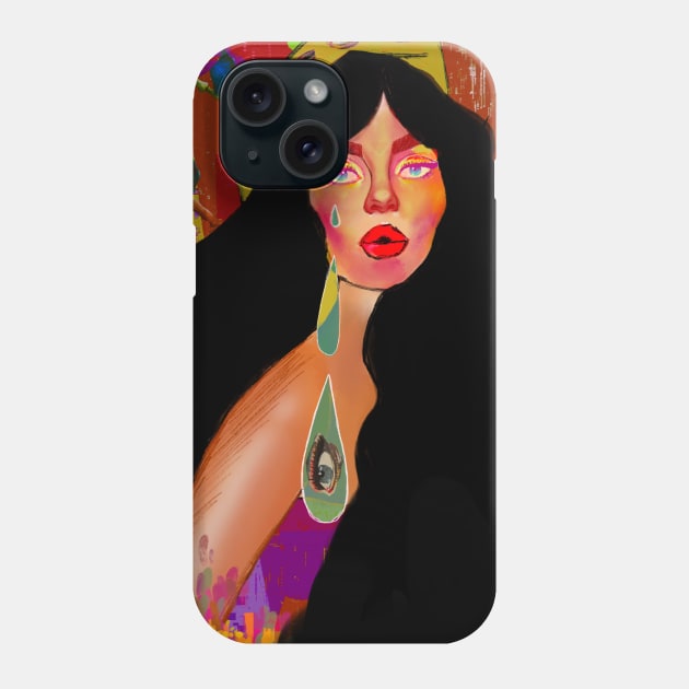 Cry Baby Phone Case by Colormyline by Denis Senyol