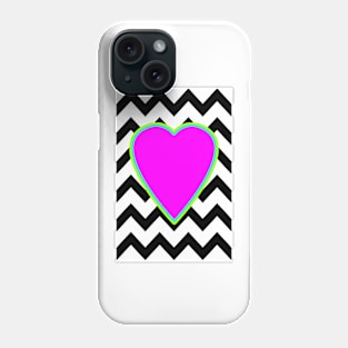 Chevron Heart Phone Case