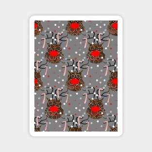 FUNNY  Reindeer Pattern Magnet