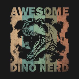 Awesome Dino Nerd Vintage T-Shirt