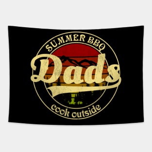 Dads Cook Outside - Summer BBQ Tapestry