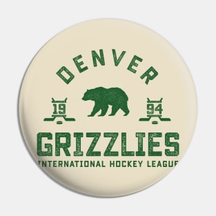 Denver Grizzlies Pin