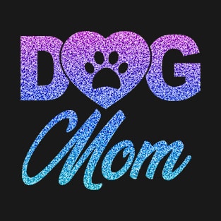 Dog Mom Shirts for Women Cute Letter Print Pet Lover Paw T-Shirt