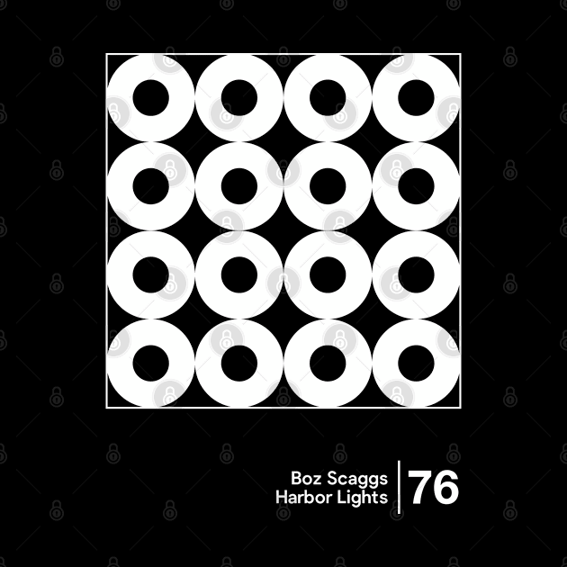 Harbor Lights / Minimalist Graphic Artwork Design by saudade