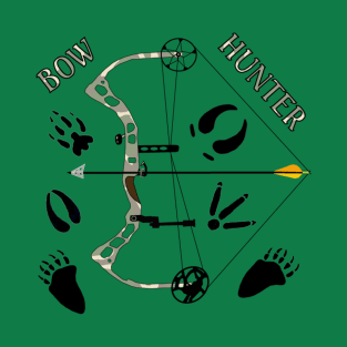 Bow Hunter, hunting, archery, gifts, apparel T-Shirt